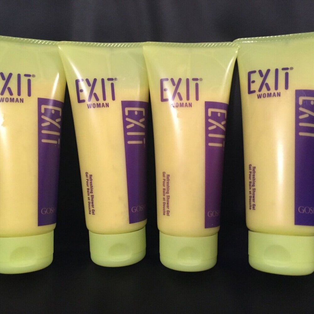 Exit Woman by Gosh Refreshing Shower Gel 7 oz EACH LOT OF 4 NEW